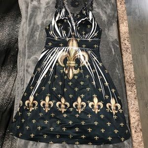 Fleur-de-lis dress